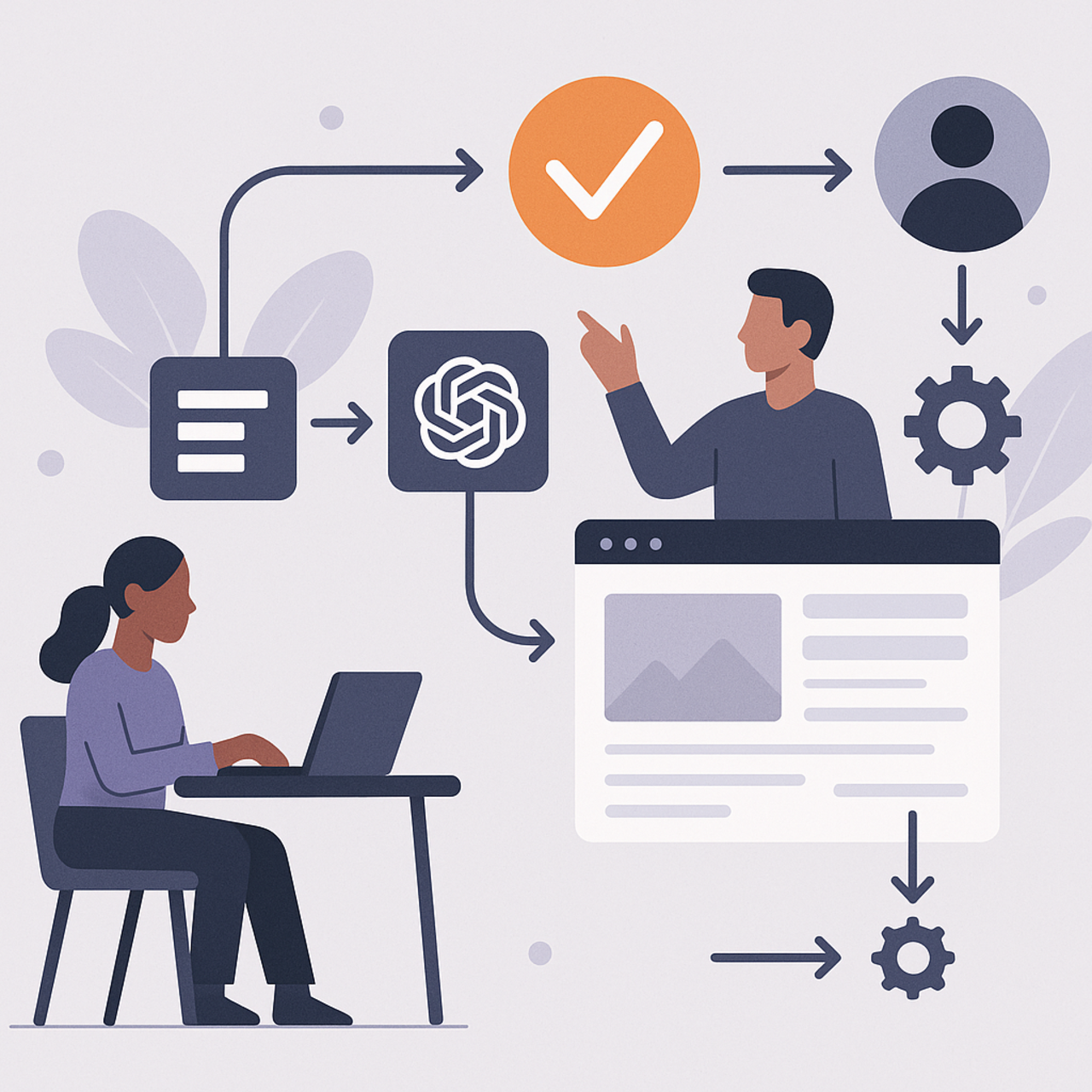 Kontrollierter Workflow mit Vorschau, Freigabe und Rollen zwischen ChatGPT und TYPO3