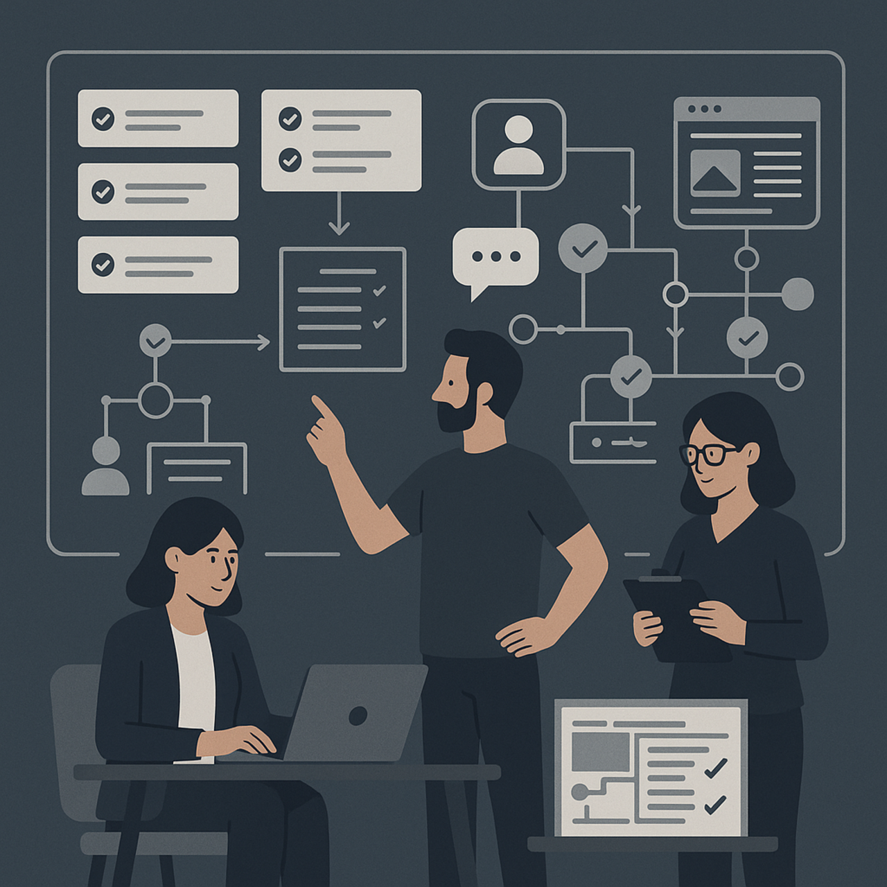 Kontrollierte Zusammenarbeit von Agentur, Entwicklern und Redaktion mit Rollenmodell und Freigaben in TYPO3
